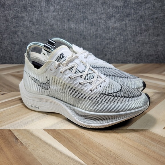 Nike Shoes - Nike ZoomX Vaporfly Next% Women's 6.5 White Silver Running Trainer cu4123-100
